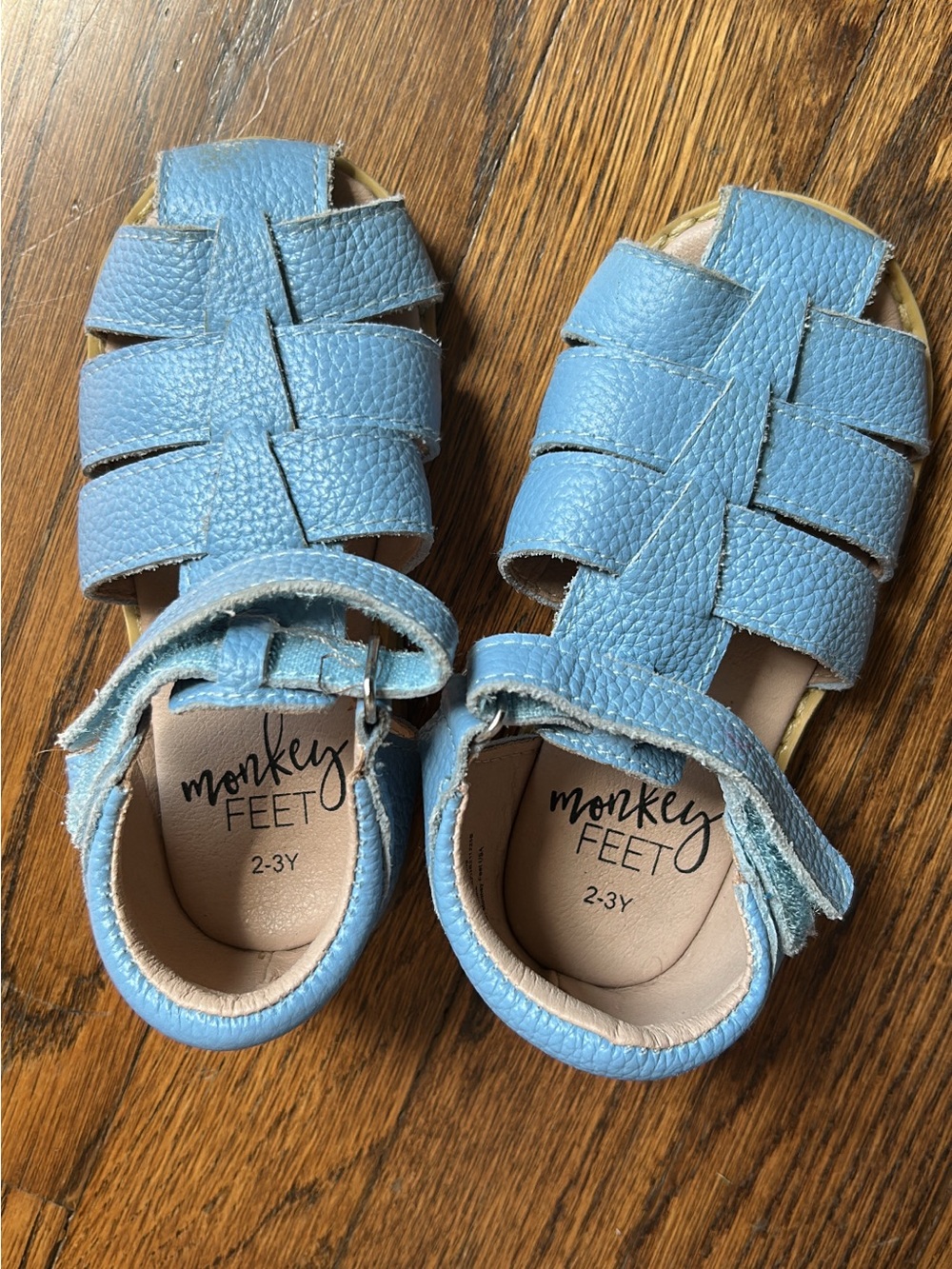 Monkey Feet 2-3Y Blue Sandals, Girls